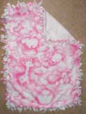 pink no sew fleece blanket