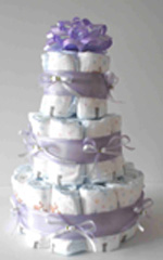 baby diaper cake