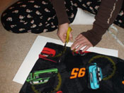 tie blanket picture